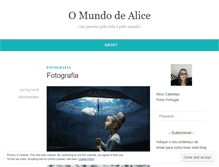 Tablet Screenshot of mundoalice.wordpress.com
