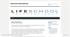 Desktop Screenshot of lifeschoolinternational.wordpress.com