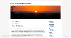 Desktop Screenshot of in.bancdebinary60seconds.wordpress.com