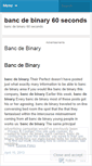 Mobile Screenshot of in.bancdebinary60seconds.wordpress.com