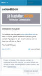 Mobile Screenshot of oxfordlibtm.wordpress.com