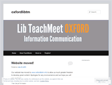 Tablet Screenshot of oxfordlibtm.wordpress.com