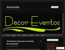 Tablet Screenshot of decoreventos.wordpress.com