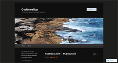 Desktop Screenshot of coddswallop.wordpress.com