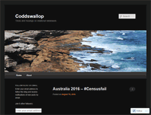 Tablet Screenshot of coddswallop.wordpress.com