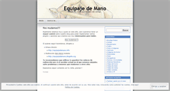 Desktop Screenshot of equipajedemano.wordpress.com