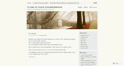 Desktop Screenshot of agirlinyourneighborhood.wordpress.com