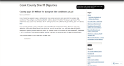 Desktop Screenshot of cookcountysheriffdeputies.wordpress.com