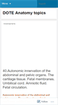 Mobile Screenshot of anatomytopics.wordpress.com