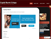 Tablet Screenshot of cupidburntcrispy.wordpress.com