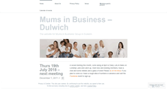 Desktop Screenshot of mumsinbusinessdulwich.wordpress.com