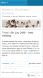 Mobile Screenshot of mumsinbusinessdulwich.wordpress.com