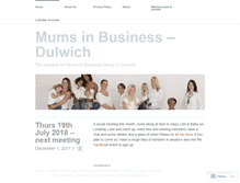 Tablet Screenshot of mumsinbusinessdulwich.wordpress.com