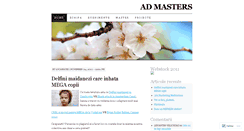 Desktop Screenshot of admasters.wordpress.com