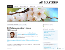 Tablet Screenshot of admasters.wordpress.com