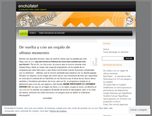 Tablet Screenshot of enchufate.wordpress.com