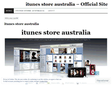 Tablet Screenshot of itunesstoreaustralia.wordpress.com