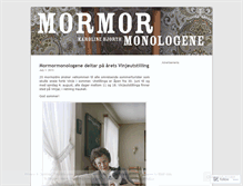 Tablet Screenshot of mormormonologues.wordpress.com