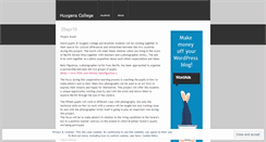 Desktop Screenshot of huygenscollege.wordpress.com