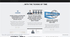 Desktop Screenshot of hagerwatches.wordpress.com