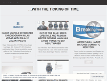 Tablet Screenshot of hagerwatches.wordpress.com
