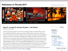 Tablet Screenshot of halloweenflorida2011.wordpress.com