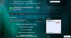 Desktop Screenshot of comunicacionredverde.wordpress.com