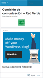 Mobile Screenshot of comunicacionredverde.wordpress.com