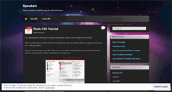 Desktop Screenshot of ispeakart.wordpress.com