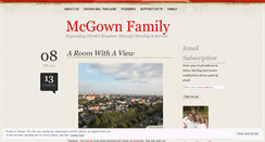 Desktop Screenshot of mcgownfamily.wordpress.com