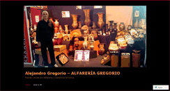 Desktop Screenshot of alfareriagregorio.wordpress.com