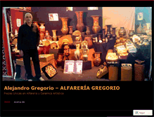 Tablet Screenshot of alfareriagregorio.wordpress.com