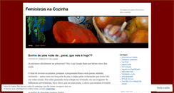 Desktop Screenshot of feministasnacozinha.wordpress.com