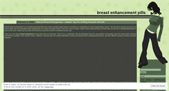 Desktop Screenshot of breastenhancementsolution.wordpress.com