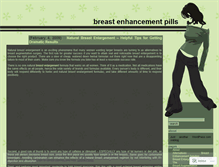 Tablet Screenshot of breastenhancementsolution.wordpress.com