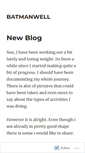 Mobile Screenshot of batmanwell.wordpress.com