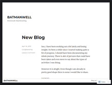 Tablet Screenshot of batmanwell.wordpress.com