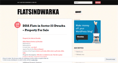 Desktop Screenshot of flatsindwarka.wordpress.com