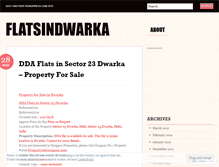 Tablet Screenshot of flatsindwarka.wordpress.com