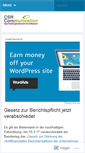 Mobile Screenshot of csrcom.wordpress.com