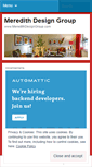 Mobile Screenshot of meredithdesigngroup.wordpress.com