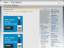 Tablet Screenshot of bikerschurch.wordpress.com