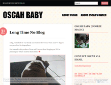 Tablet Screenshot of oscahbaby.wordpress.com