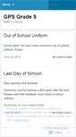 Mobile Screenshot of gpsgrade5mathscience.wordpress.com
