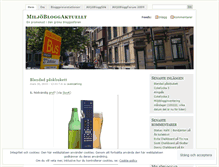Tablet Screenshot of miljobloggaktuellt.wordpress.com