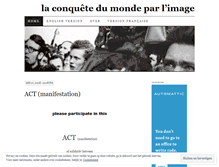 Tablet Screenshot of laconquetedumondeparlimage.wordpress.com