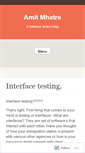 Mobile Screenshot of amitcmhatre.wordpress.com