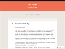 Tablet Screenshot of amitcmhatre.wordpress.com