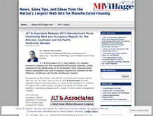 Tablet Screenshot of mhvillage.wordpress.com