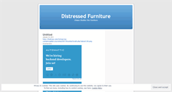 Desktop Screenshot of distressedfurniture.wordpress.com